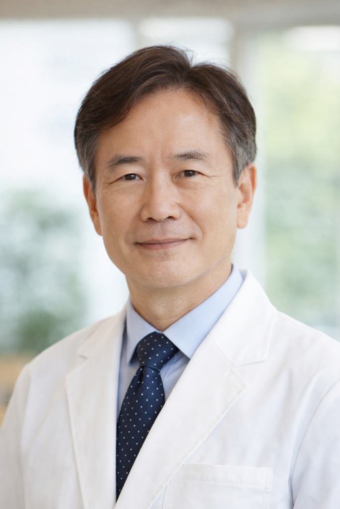 차분한 표정의 전문 관리자가 자연광이 드는 공간에서 촬영된 휴레스트 딥케어하우스 메인 프로필 이미지